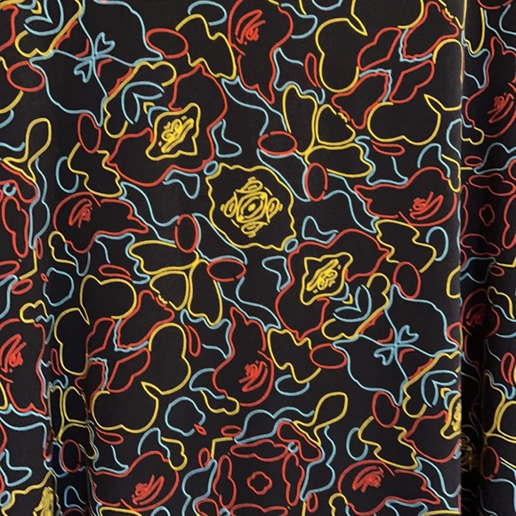 Multi color size S lularoe midi skirt - Picture 3 of 3